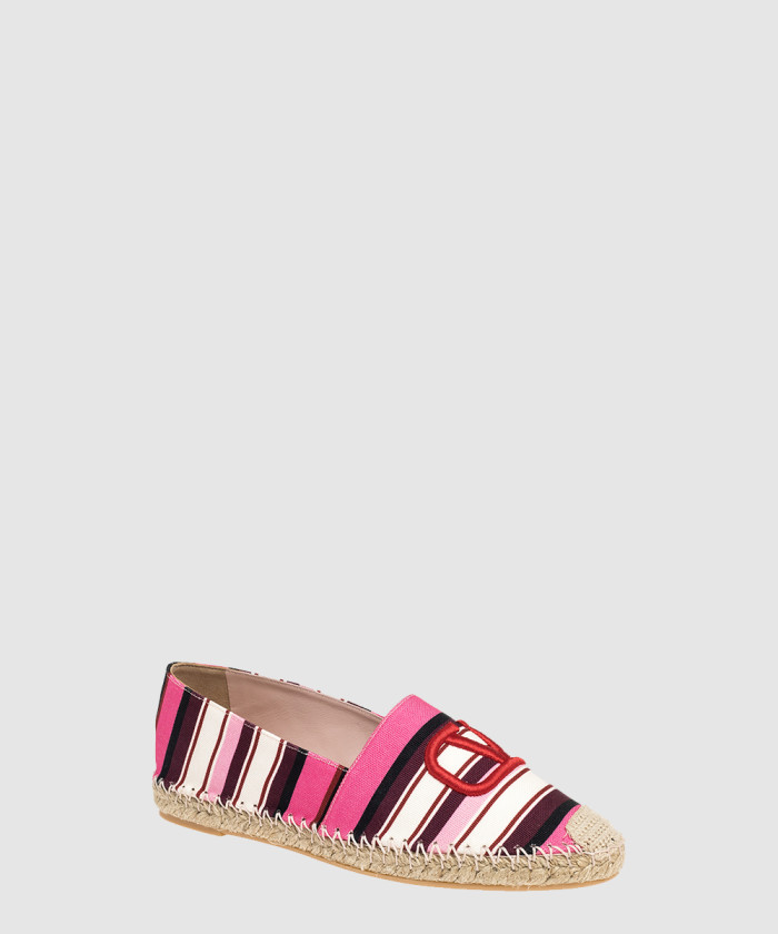 [VALENTINO-발렌티노]컬러 스트라이프 피셔 슈즈