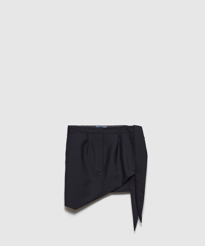 [PRADA-프라다]키드 모헤어 미니 스커트 P114Z