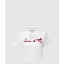 [LOUIS VUITTON-루이비통]커시브 시그니처 크롭 톱 1AHJHS