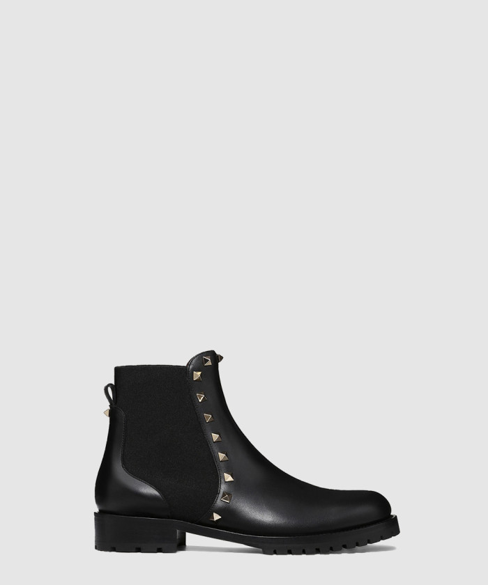 [VALENTINO-발렌티노]락스터드 리벳 앵클 부츠