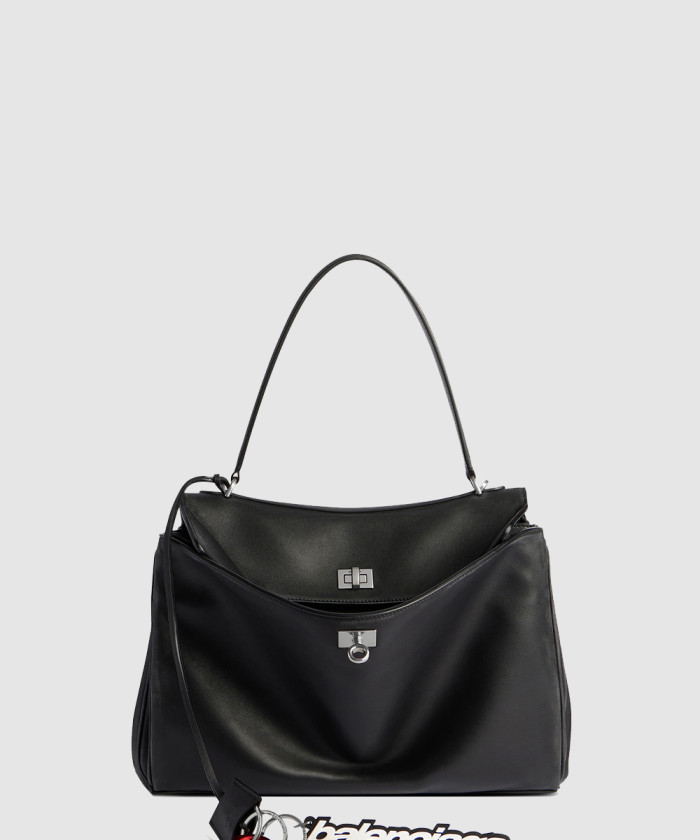 [BALENCIAGA-발렌시아가]로데오 미디엄 유즈드 이펙트 원 참 핸드백 789772