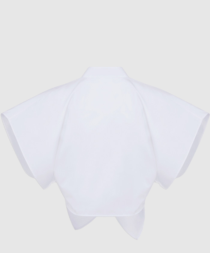 [DIOR-디올]Dioriviera 타이 크롭 블라우스 541B6