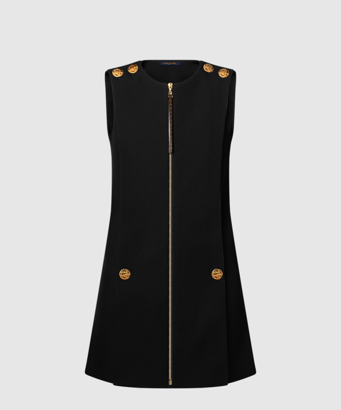 [LOUIS VUITTON-루이비통]버튼 디테일 에이프런 드레스 1AIAOF