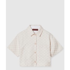 [GUCCI-구찌]GG 코튼 개버딘 셔츠 784901