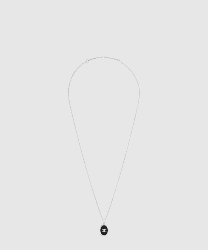 [CELINE-셀린느]트리옹프 드 리 메달 목걸이 461IW6