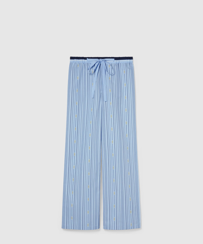 [GUCCI-구찌]프린트 코튼 포플린 팬츠 818541