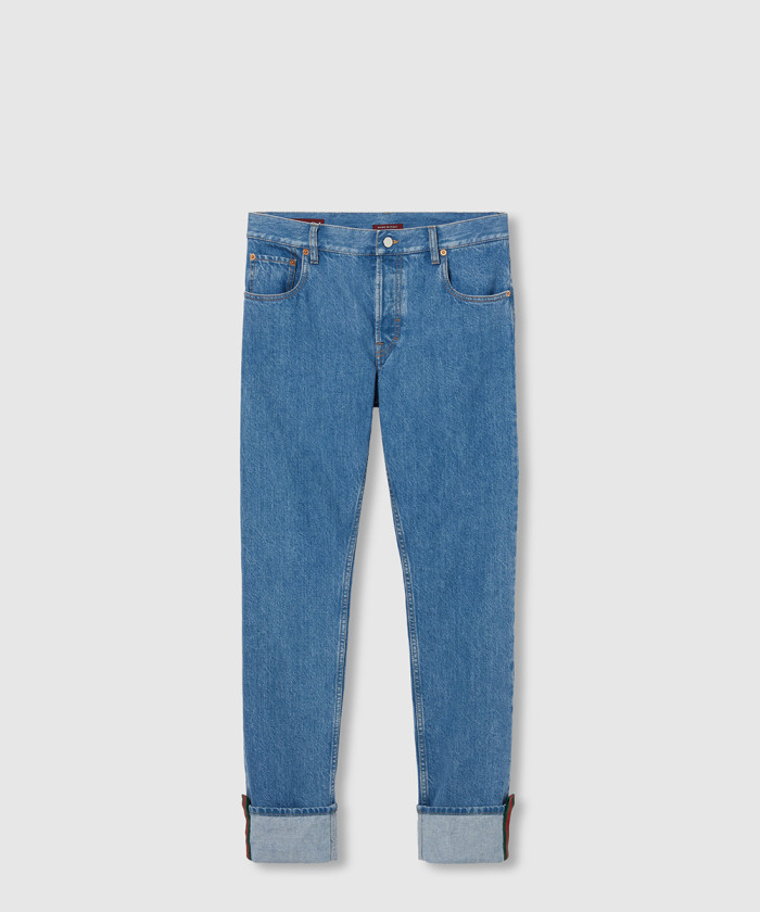 [GUCCI-구찌]테이퍼드 핏 데님 팬츠 796483