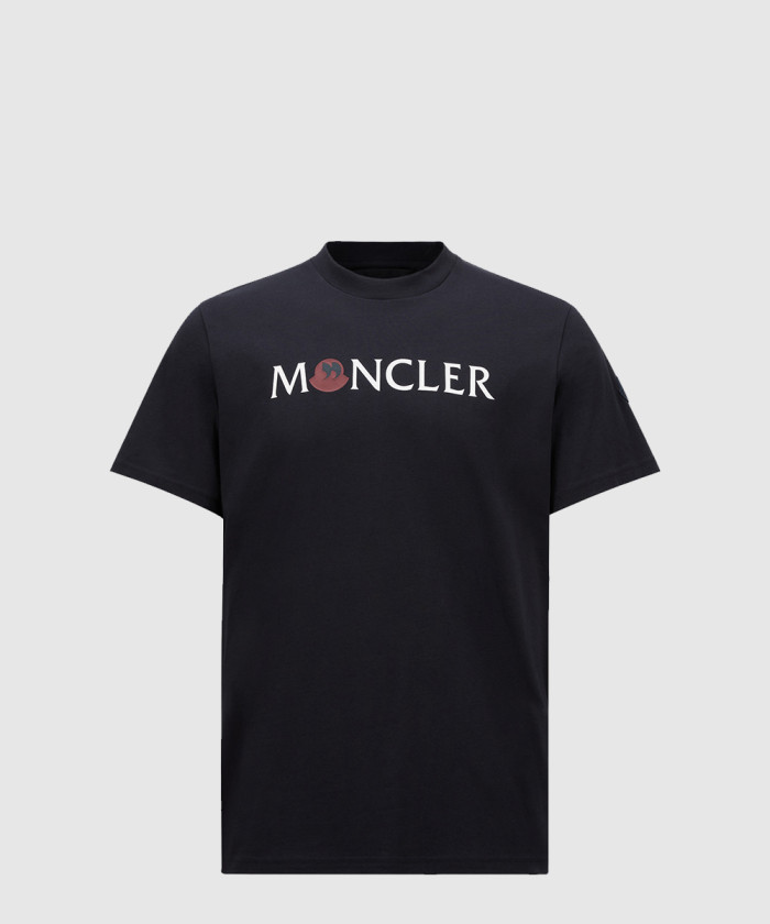 [MONCLER-몽클레어]구두점 로고 코튼 티셔츠