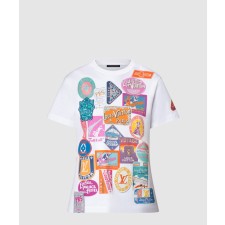 [LOUIS VUITTON-루이비통]트래블 패치 프린트 티셔츠 1AHISJ