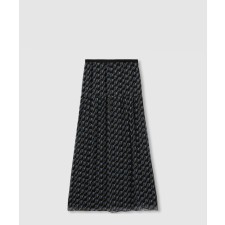 [GUCCI-구찌]프린트 실크 스커트 818445