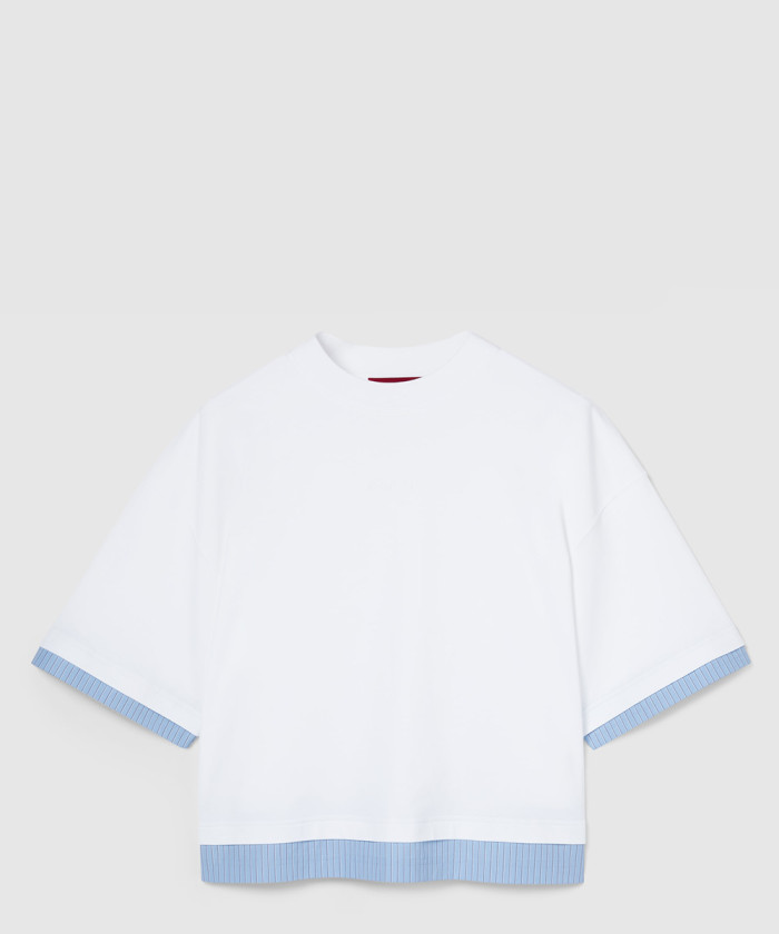 [GUCCI-구찌]자수 장식의 부드러운 니트 티셔츠 833049