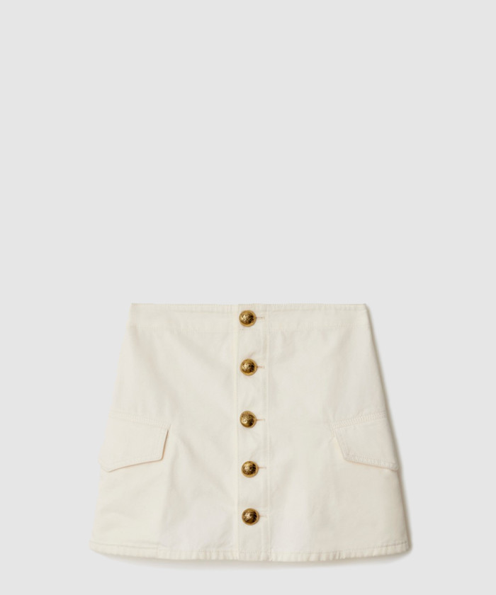 [LOUIS VUITTON-루이비통]코튼 미니 스커트 81063531