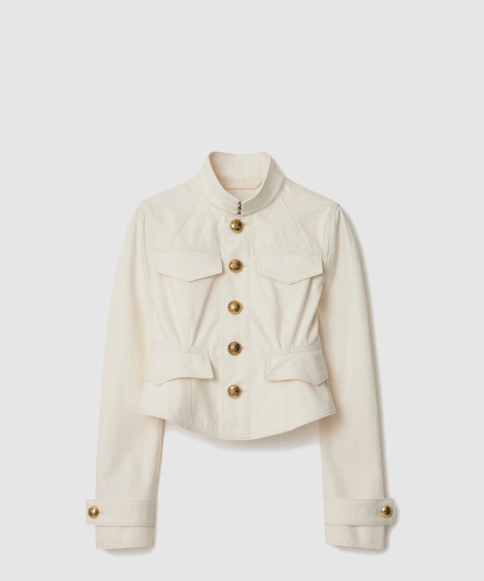 [BURBERRY-버버리]크롭 코튼 재킷 81093921