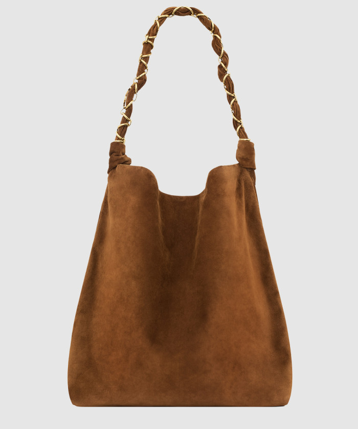 [SAINT LAURENT-생로랑]스웨이드 소재의 amalia 834750