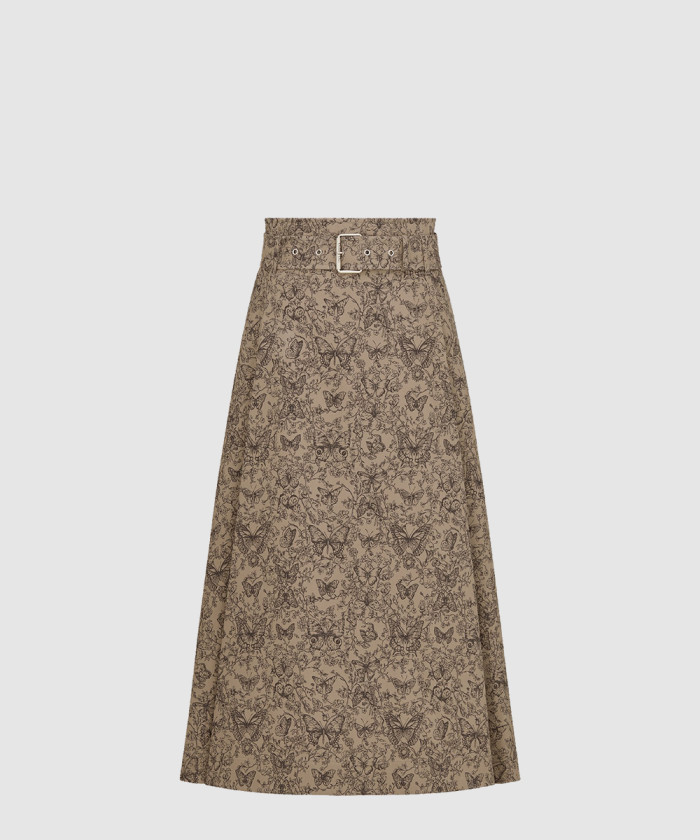 [DIOR-디올]플레어 미디 스커트 521J5