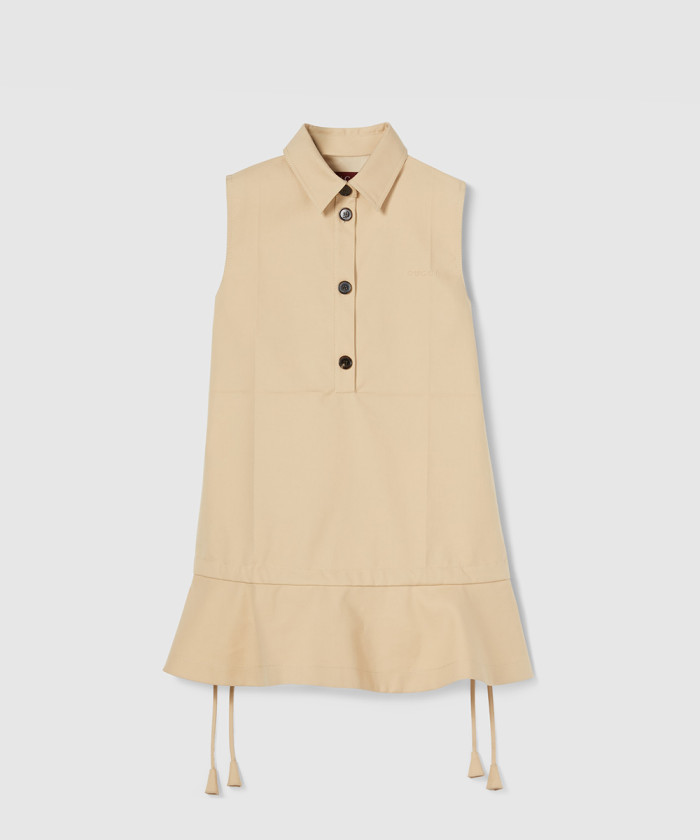 [GUCCI-구찌]양면 파인 코튼 드레스 828477