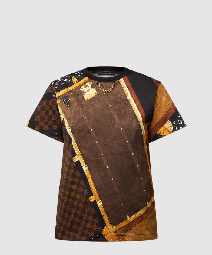 [LOUIS VUITTON-루이비통]트렁크 프린트 티셔츠 1AHIN4
