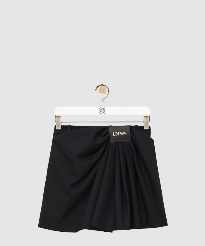 [LOEWE-로에베]드레이프 스커트 코튼 & 실크