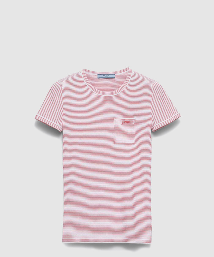 [PRADA-프라다]스트라이프 크루넥 스웨터 P24R2G