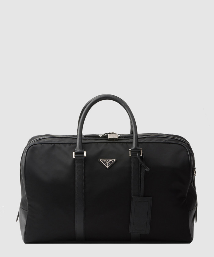 [PRADA-프라다]리나일론 및 사피아노 가죽 더플백 2VC014