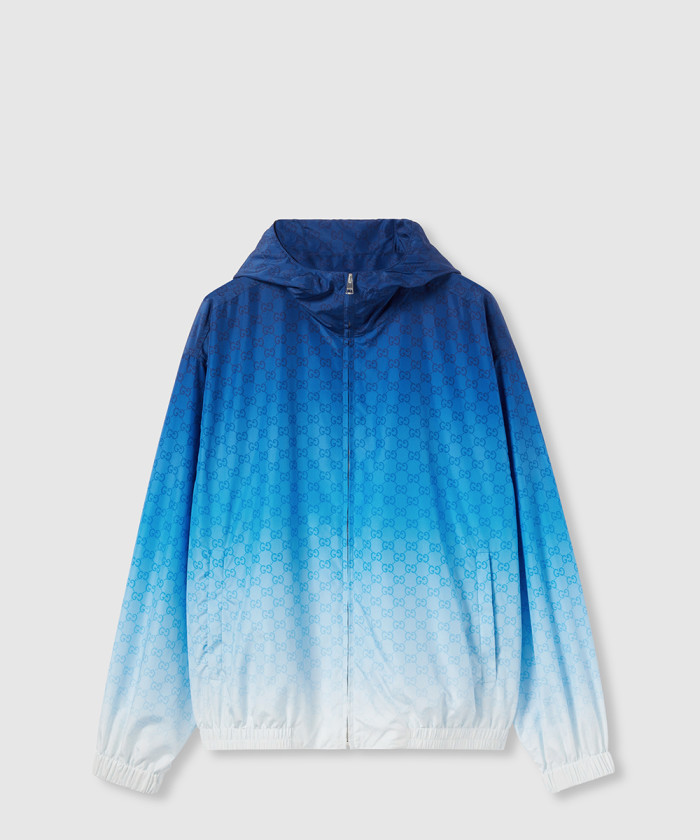 [GUCCI-구찌]프린트 테크니컬 포플린 지퍼 재킷 ‎814110