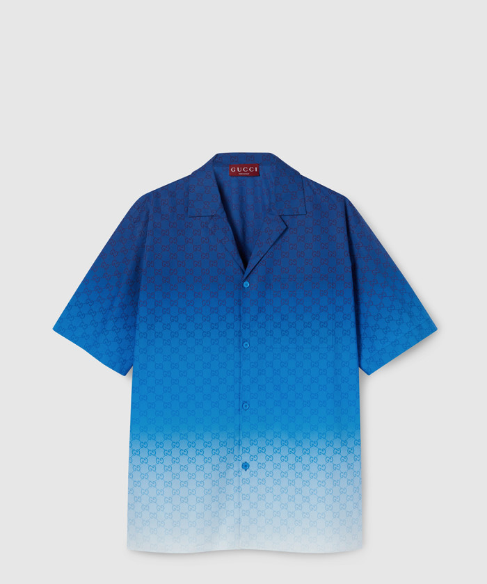 [GUCCI-구찌]프린트 코튼 포플린 볼링 셔츠 794907