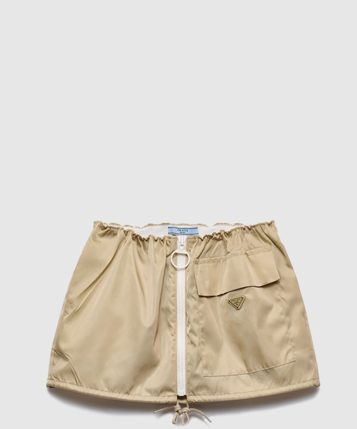 [PRADA-프라다]리나일론 미니스커트 21H007