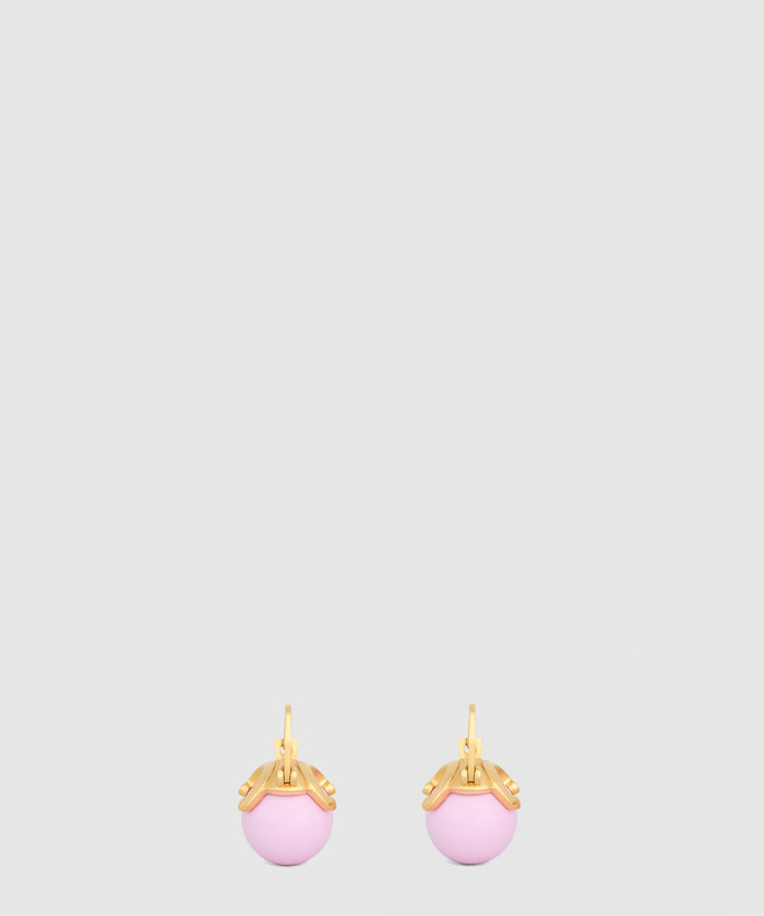 [CELINE-셀린느]레진과 골드 장식 신주 귀걸이 461VD6