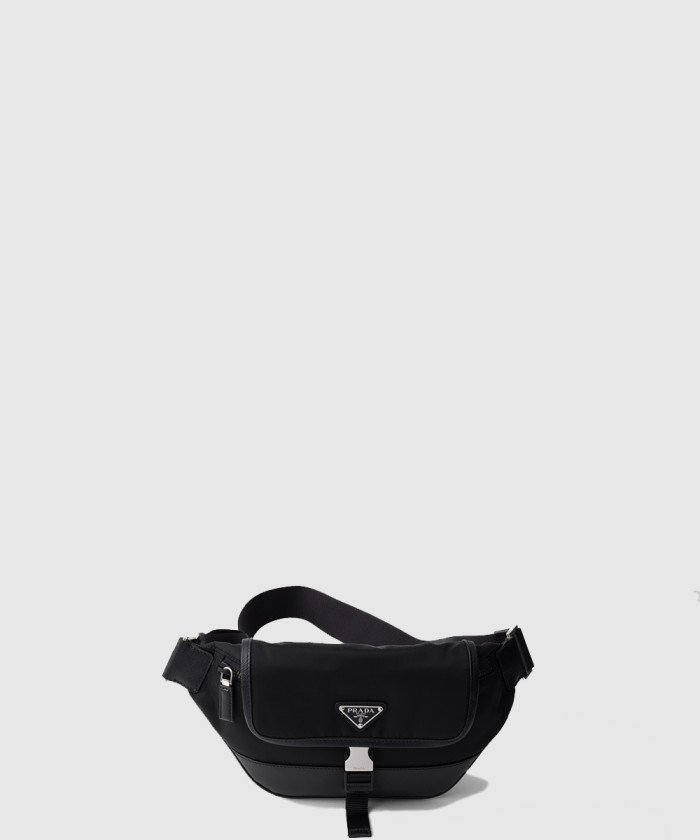 [PRADA-프라다]리나일론 및 사피아노 가죽 숄더백 2VH176