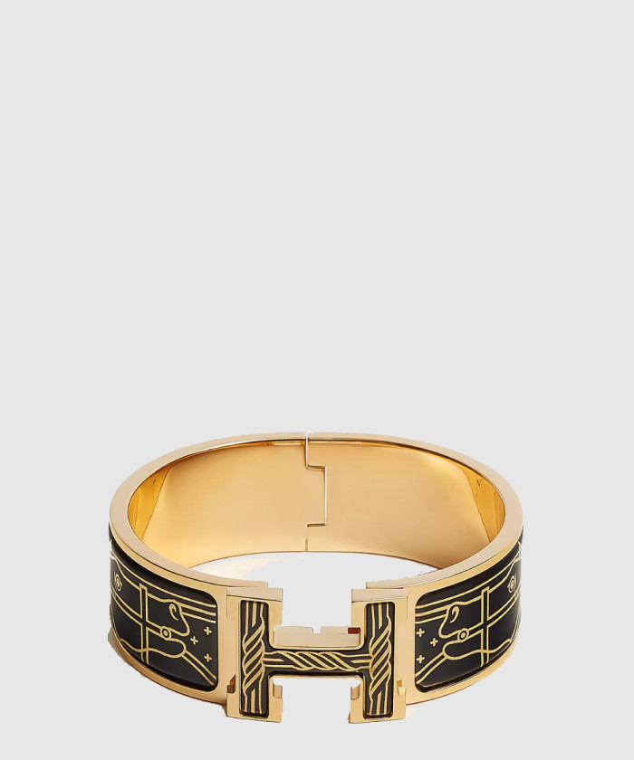 [HERMES-에르메스]Clic Clac H Quadrige au Fil bracelet 팔찌