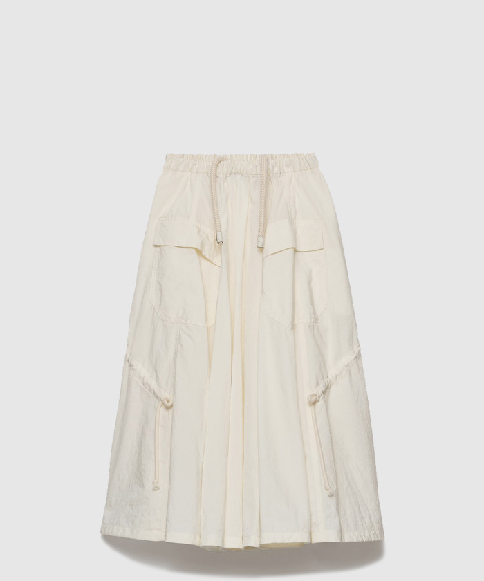 [PRADA-프라다]기능성 퐁제 스커트 21H000