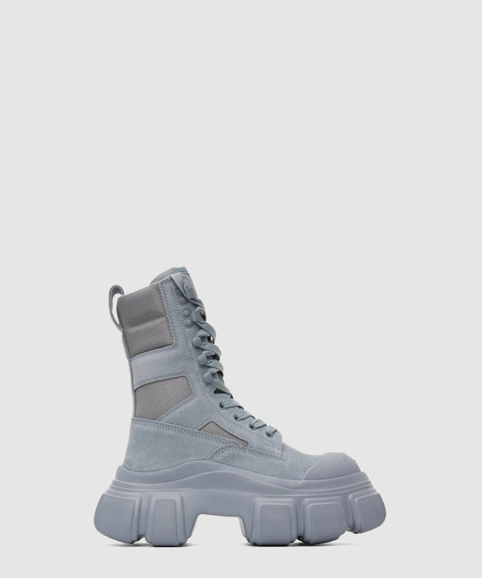 [MCQUEEN-알렉산더맥퀸]그레이 스톰 전투 부츠 30223B