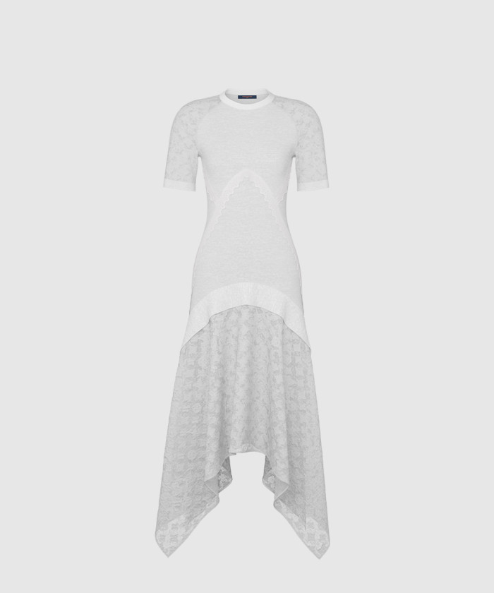 [DIOR-디올]모노그램 액센트 자카드 드레스 1AHJGF