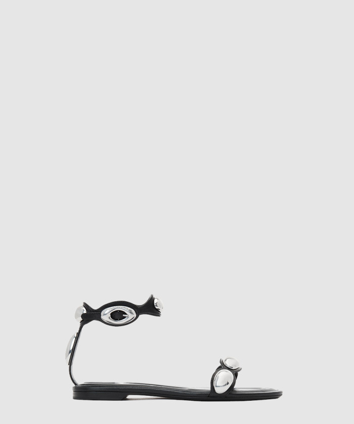 [MCQUEEN-알렉산더맥퀸]돔 염소 가죽 샌들 30124F