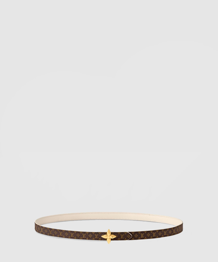[LOUIS VUITTON-루이비통]LV 미니 플라워그램  리버서블 벨트 M4196W