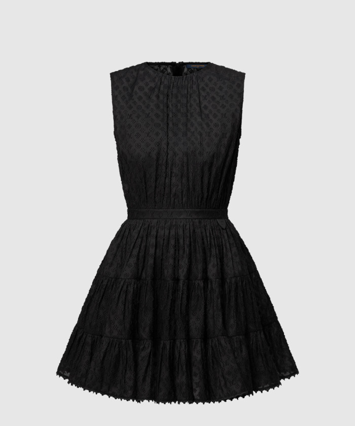 [LOUIS VUITTON-루이비통]모노그램 필 쿠페 티어드 드레스 1AHHXW