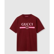 [GUCCI-구찌]프린트 코튼 저지 티셔츠 796395