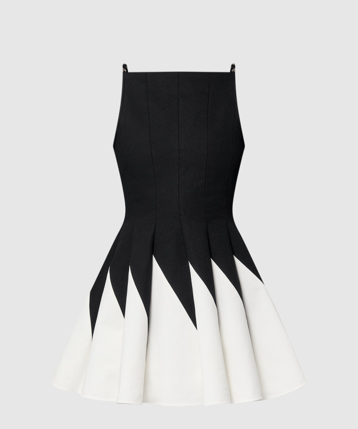 [LOUIS VUITTON-루이비통]컬러 블록 플리츠 드레스 1AHGTK